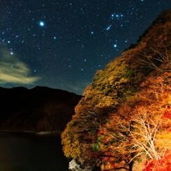 秋 奥多摩の星空