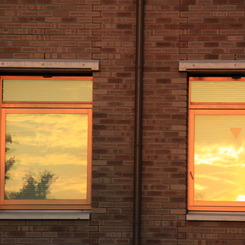 夕日－１