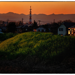 「夕暮れに」自転車に乗って14