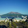 休憩中の桜島