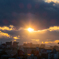 夕日