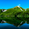 （再現像）焼岳と大正池