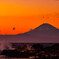 相模湾の夕暮