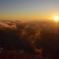 雲海と夕陽2