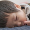 遊び疲れてお昼寝