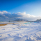 雪の海岸線