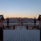 厳島神社雪景色　夜明け前2