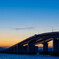 琵琶湖大橋の朝焼け