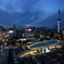 都市の夕景