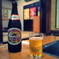 レトロなお店で瓶ビール