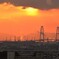 名港トリトンの夕日