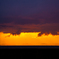 夕日と雲