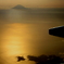 機窓からの夕景