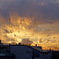 ベランダから西の空