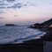 夕暮れ時の稲村ヶ崎