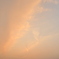 淡い夕方の空
