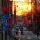夕焼けの街
