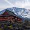 残雪の浅間山
