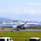 赤色マークのエアバス A350（JA01XJ）来阪③