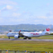 赤色マークのエアバス A350（JA01XJ）来阪④