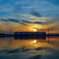 Dramatic sunset line by ガチャコン