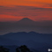 奈良から観た富士山