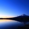 夜明けの河口湖