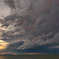 夕陽と雲 小樽ドリームビーチより