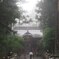霧に包まれた三峰神社
