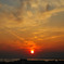 東京湾の夕焼け