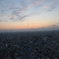 夕日と東京