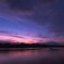 御所湖夕景