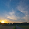 普段の夕陽