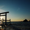 二見ヶ浦の日没