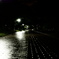 雨の夜道