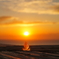 夕日