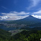 夏富士景に魅入る