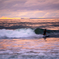 Evening surfing