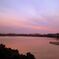 夕映えの河口