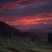 秋の大山千枚田 朝焼け