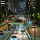 夜の街道