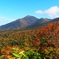 紅葉と岩手山