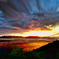 瀬戸内の静かな夕景