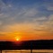 今日の夕陽に