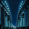 夜の琵琶湖大橋