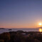 夕暮れの海