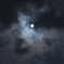 雲と満月