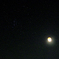 プレアデス星団と部分月食