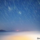 雲海と星の軌跡