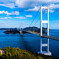 天然色来島海峡大橋